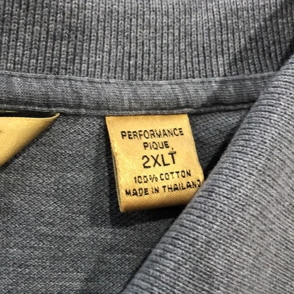 ROUNDTREE & YORKE Gold Label Performance Pique Polo Shirt - Picture 3 of 5